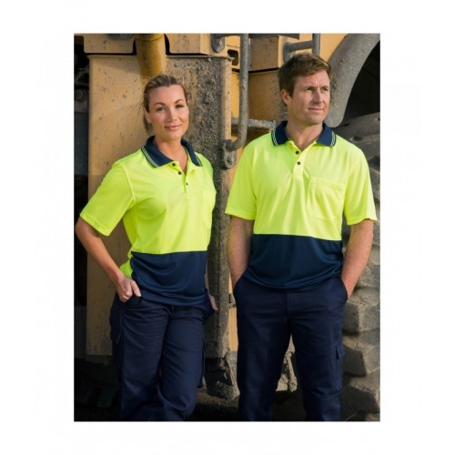 Hi-Vis Cooldry Safety Polo S/S