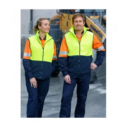 Hi-Vis Two Tone Polar Fleecy Vest