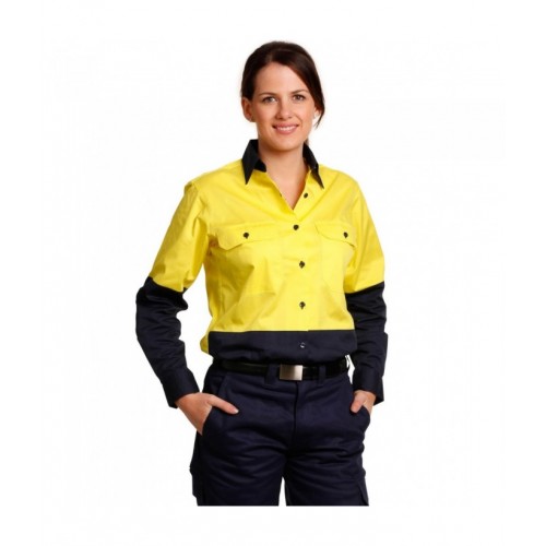 Ladies' Hi-Vis L/S/Safety Shirt