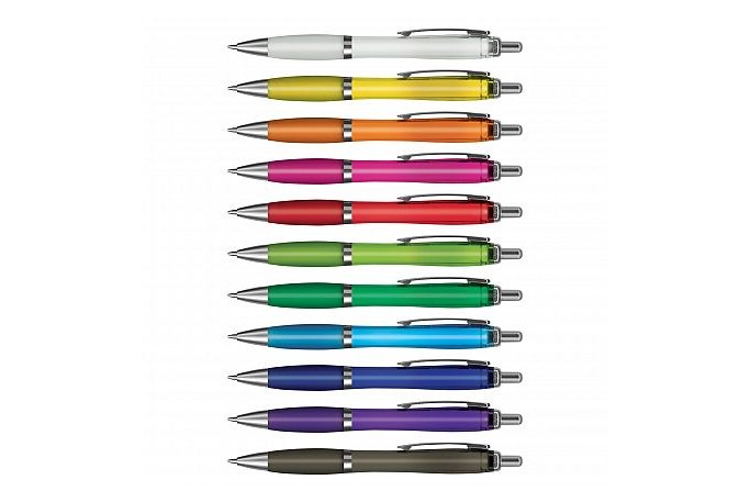 Pens available in many colours